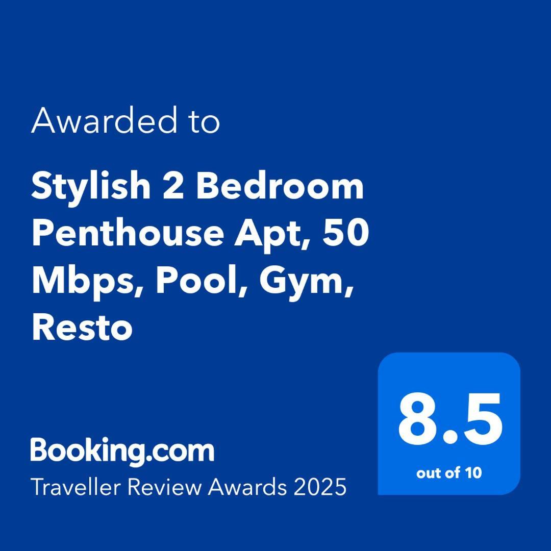 Stylish 2 Bedroom Penthouse Apt, Newly Refreshed, 50 Mbps, Pool, Gym, Resto Kuta Lombok Exterior foto